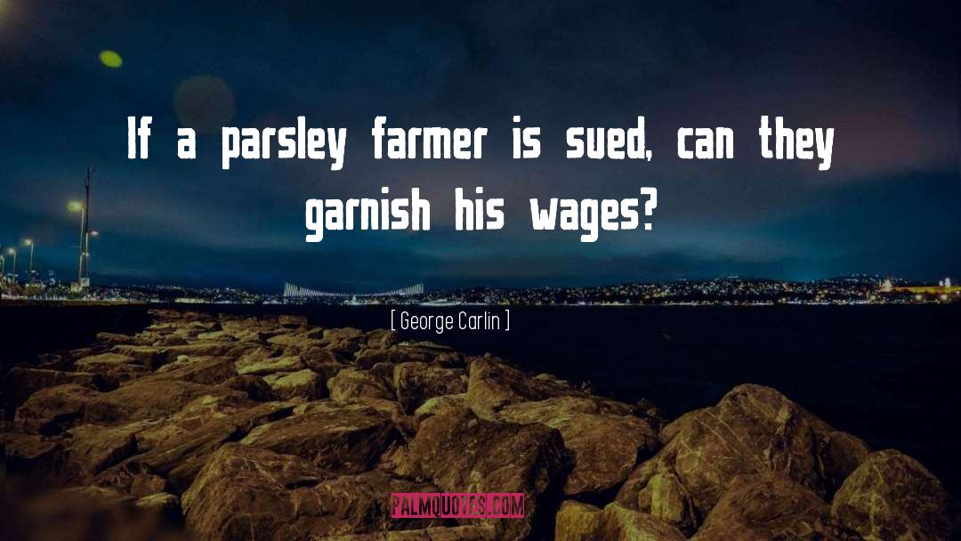 Parsley quotes by George Carlin