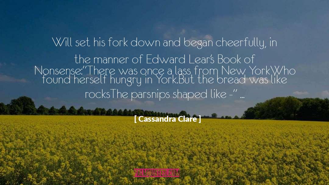 Parsnips quotes by Cassandra Clare