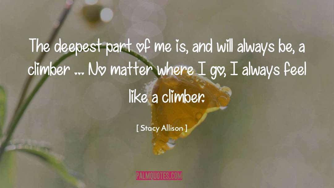 Part Of Me quotes by Stacy Allison