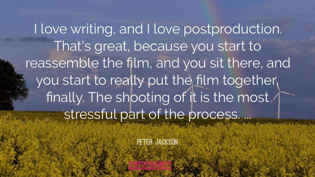 Part Of The Process quotes by Peter Jackson