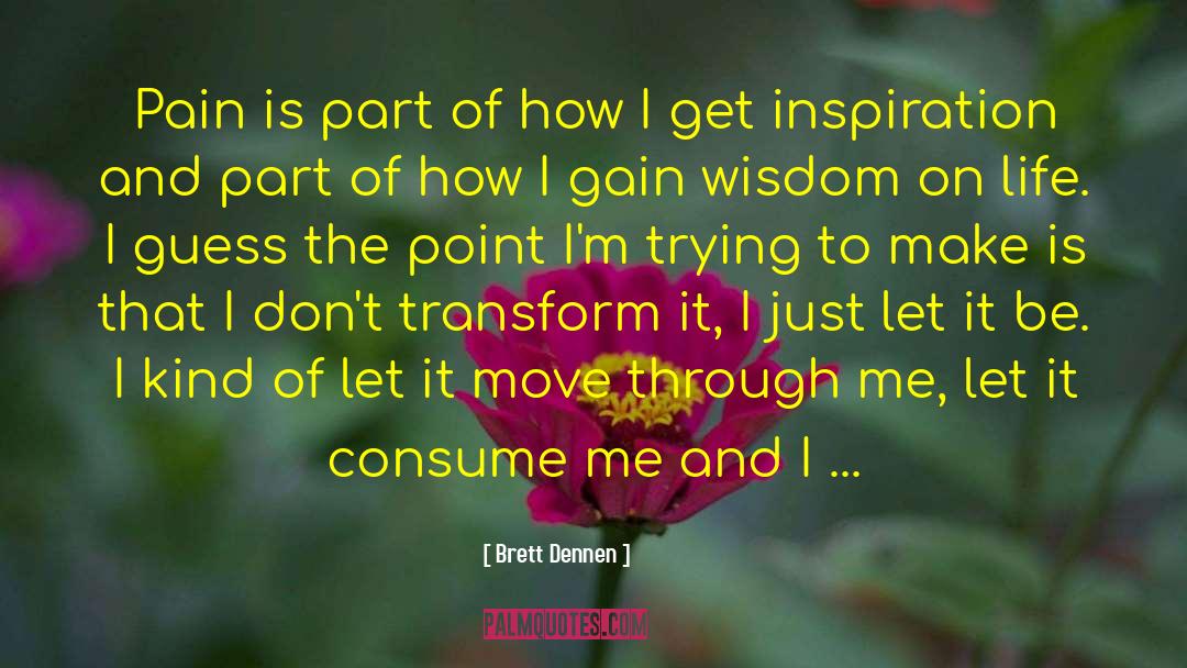 Part Of The Process quotes by Brett Dennen