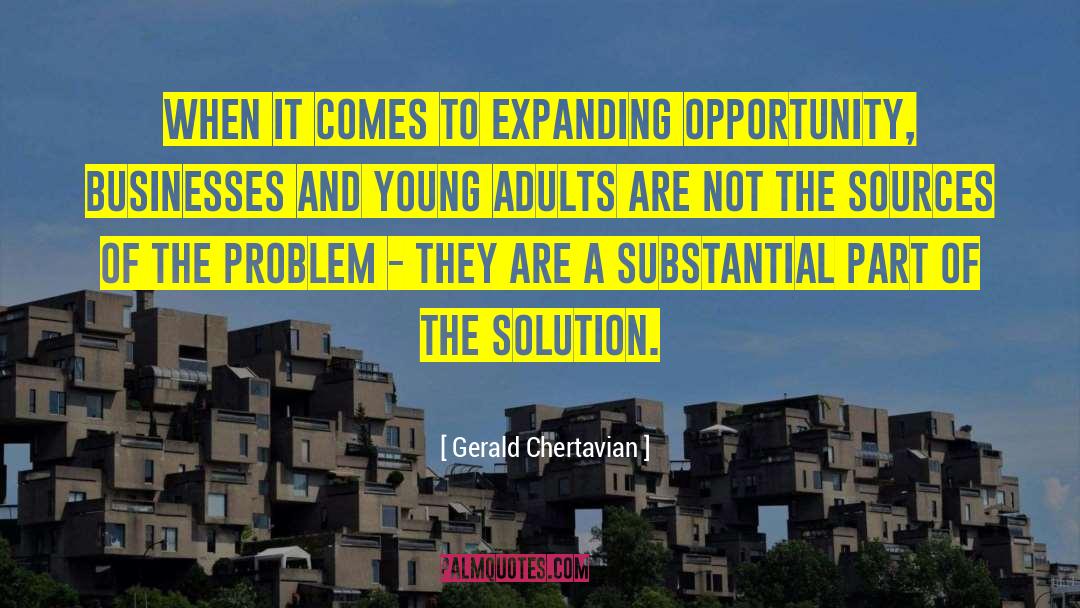 Part Of The Solution quotes by Gerald Chertavian
