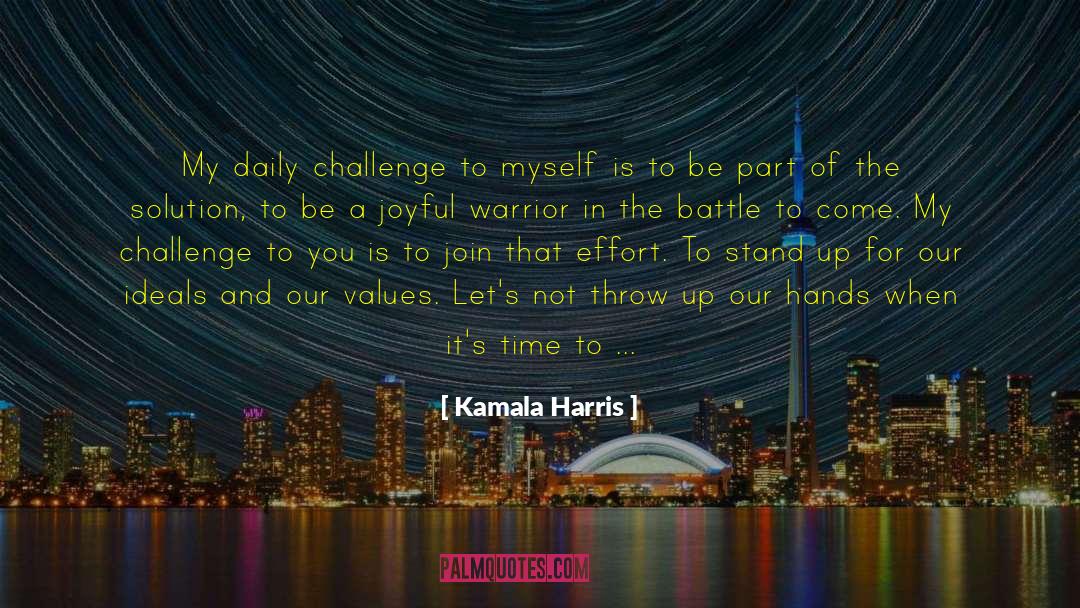 Part Of The Solution quotes by Kamala Harris