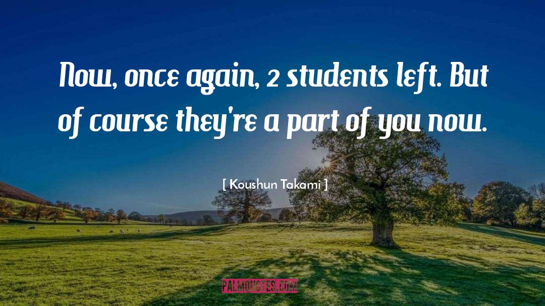 Part Of You quotes by Koushun Takami