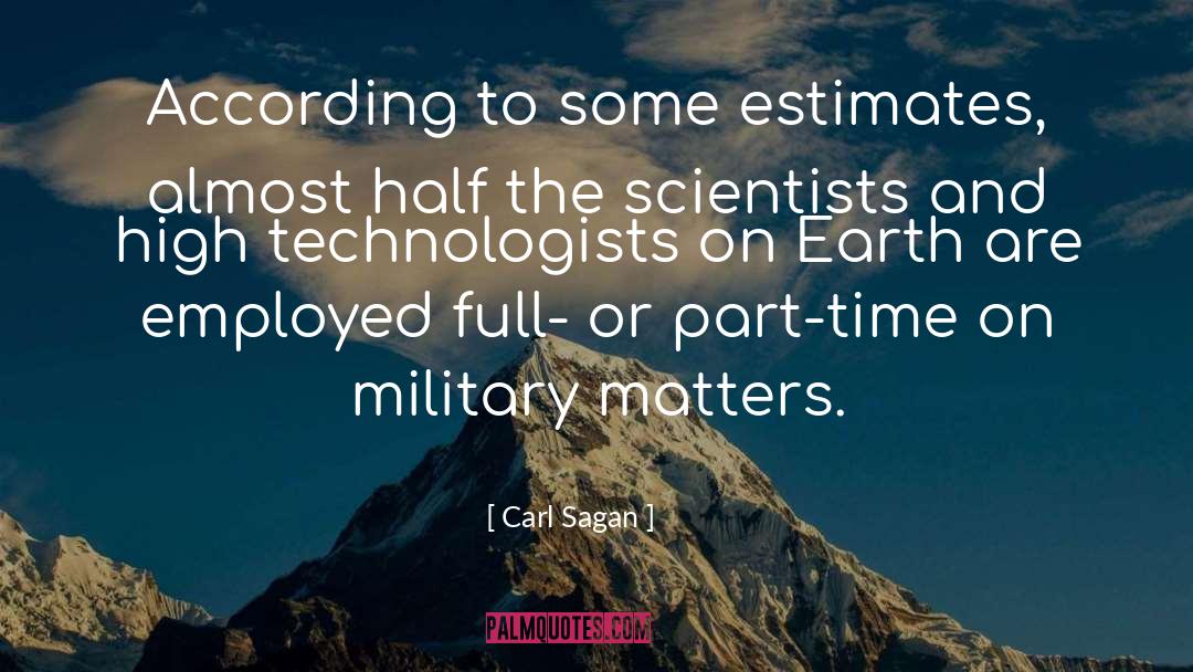 Part Time quotes by Carl Sagan