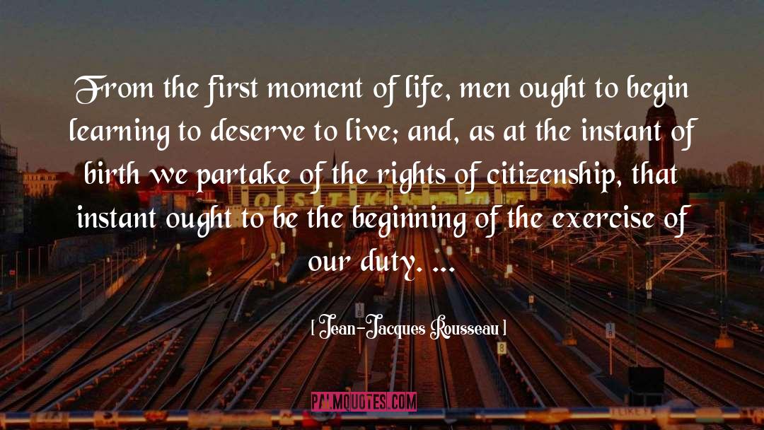 Partake quotes by Jean-Jacques Rousseau