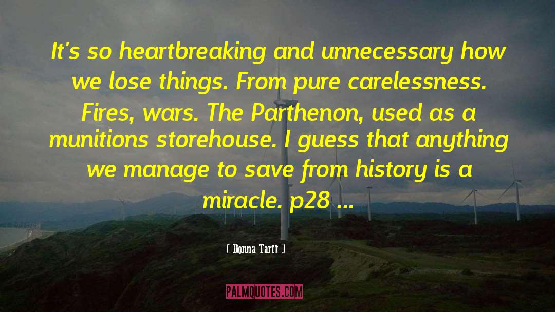 Parthenon quotes by Donna Tartt