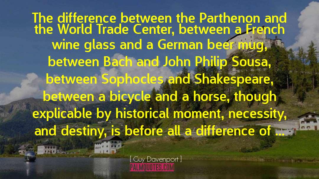 Parthenon quotes by Guy Davenport