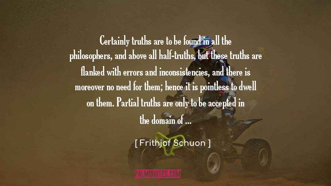 Partial quotes by Frithjof Schuon