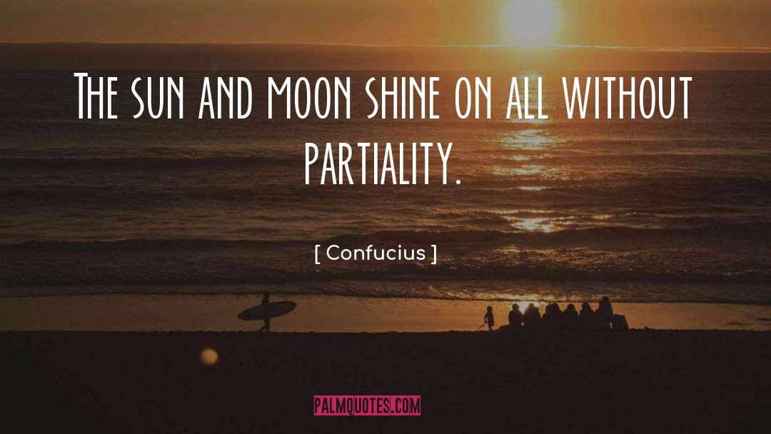 Partiality quotes by Confucius