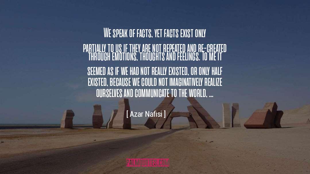 Partially quotes by Azar Nafisi