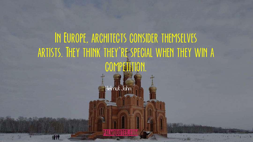 Participate In A Competition quotes by Helmut Jahn