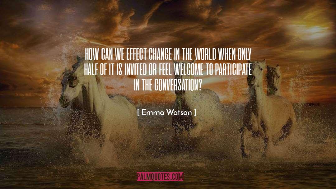 Participate quotes by Emma Watson