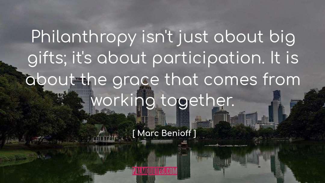 Participation quotes by Marc Benioff