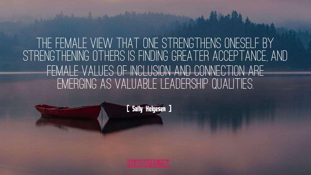 Participative Leadership quotes by Sally Helgesen