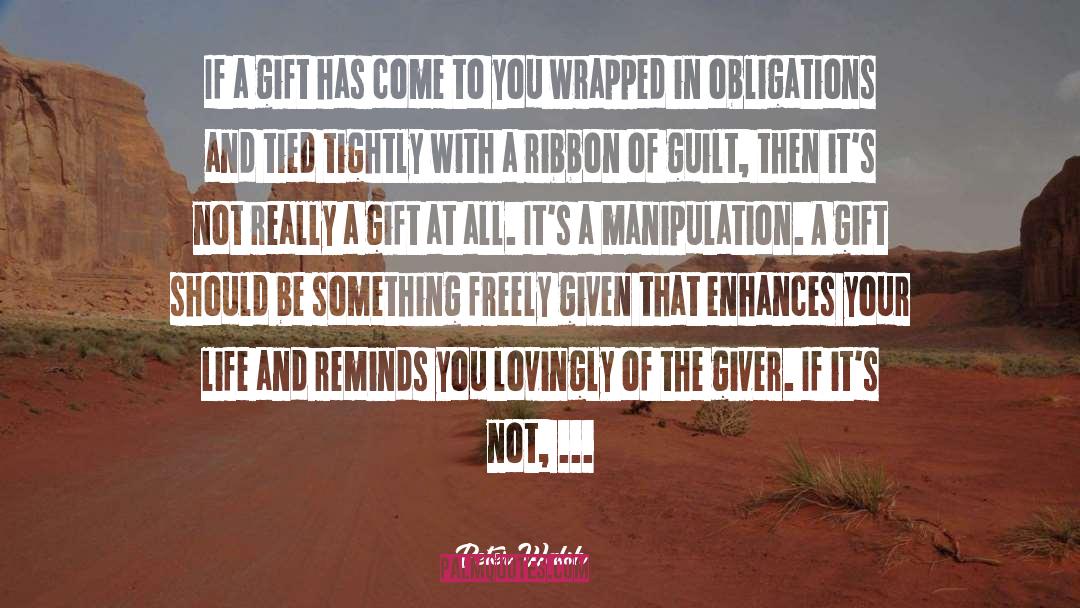 Parting Gifts quotes by Peter Walsh