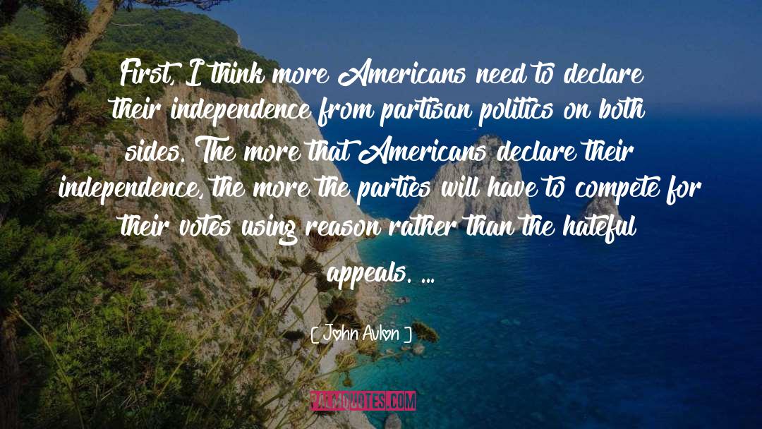 Partisan Politics quotes by John Avlon