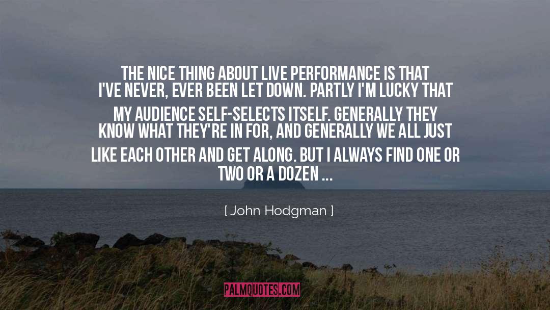 Partly quotes by John Hodgman