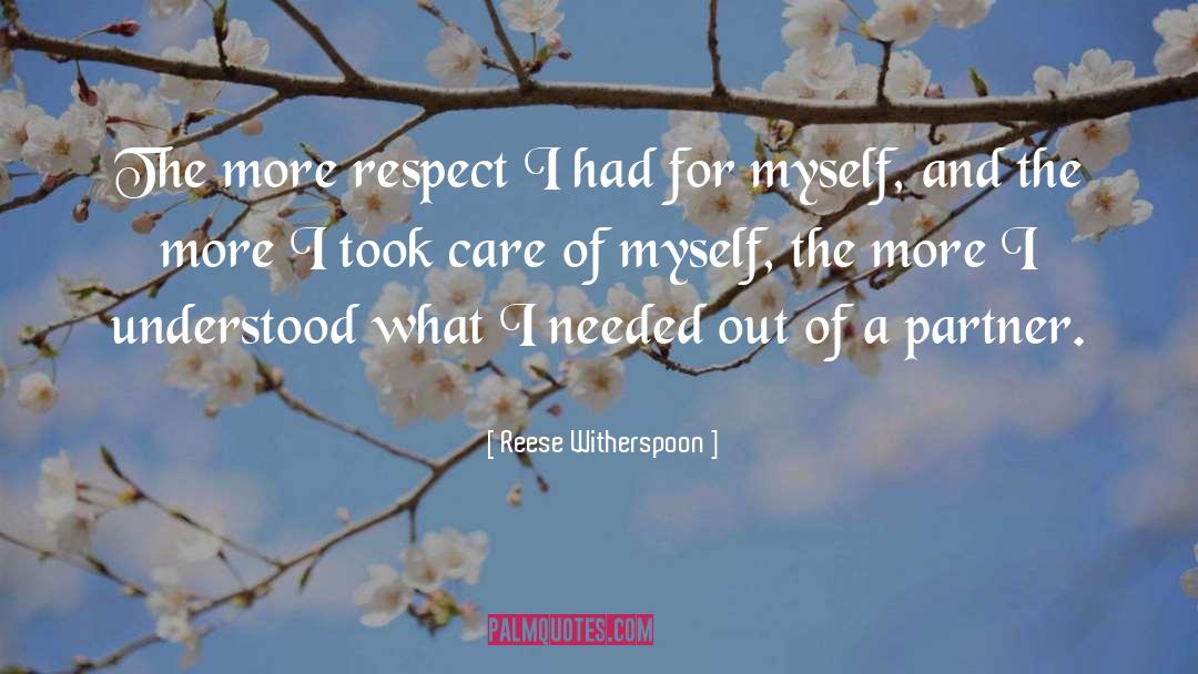 Partner Care quotes by Reese Witherspoon