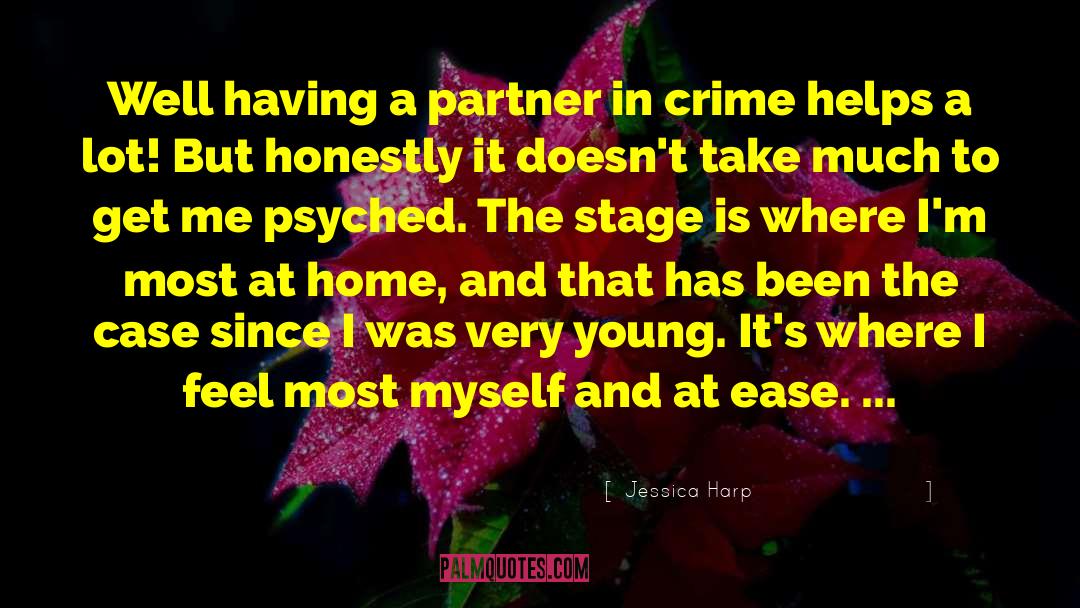 Partner In Crime quotes by Jessica Harp