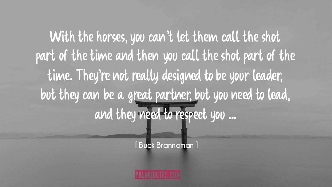 Partner quotes by Buck Brannaman