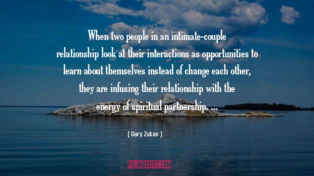 Partnership quotes by Gary Zukav