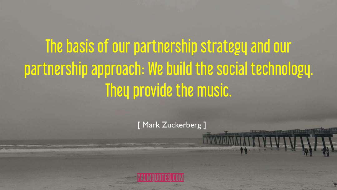 Partnership quotes by Mark Zuckerberg
