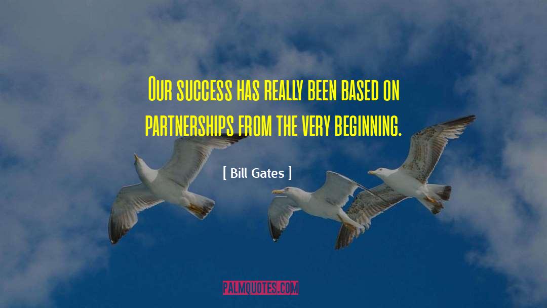 Partnership quotes by Bill Gates