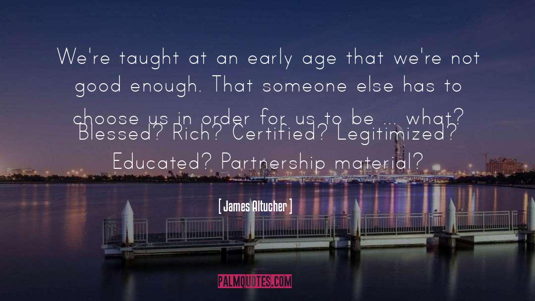 Partnership quotes by James Altucher