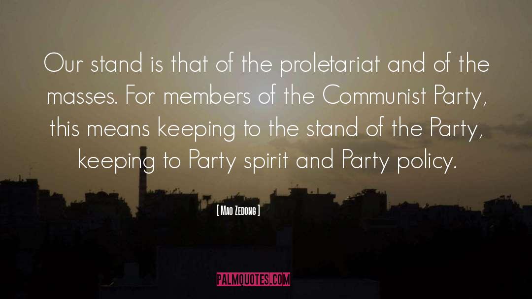 Party Harder quotes by Mao Zedong