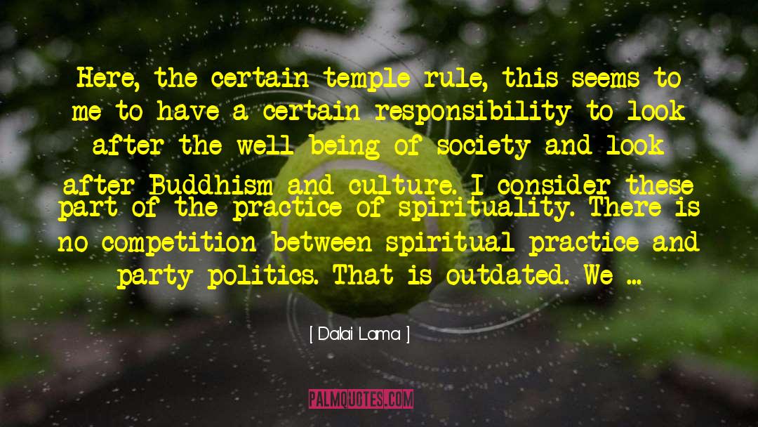 Party Politics quotes by Dalai Lama
