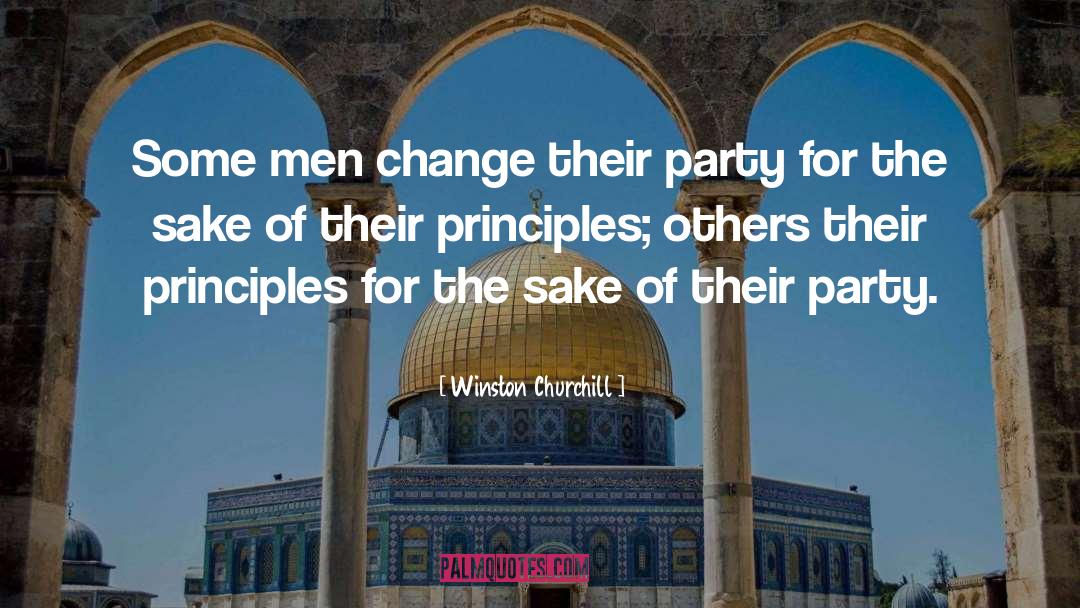 Party Politics quotes by Winston Churchill
