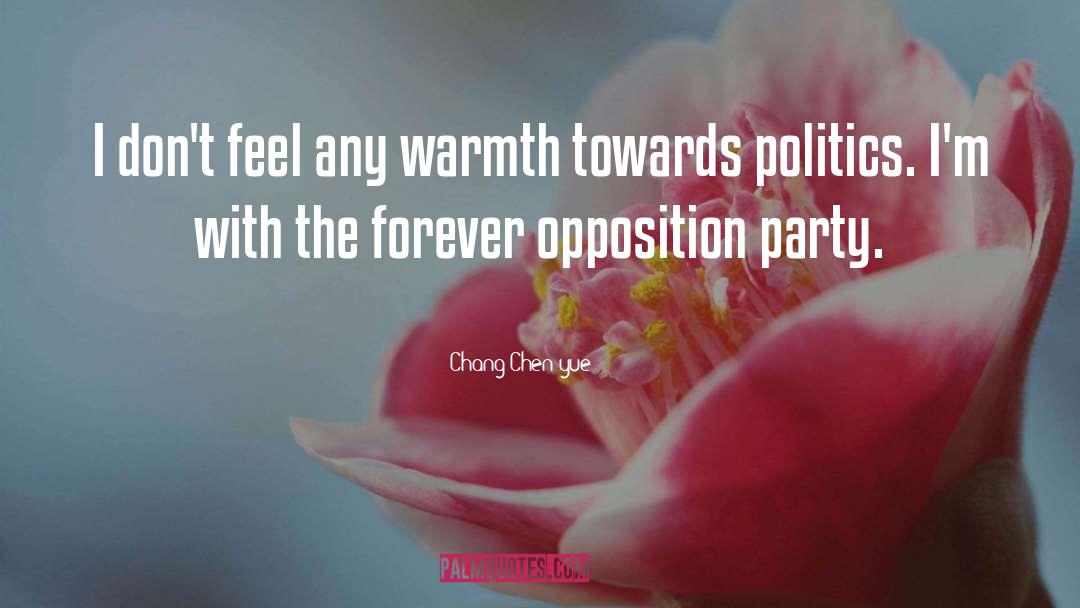 Party Politics quotes by Chang Chen-yue