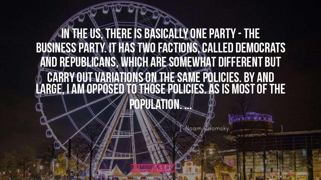 Party quotes by Noam Chomsky