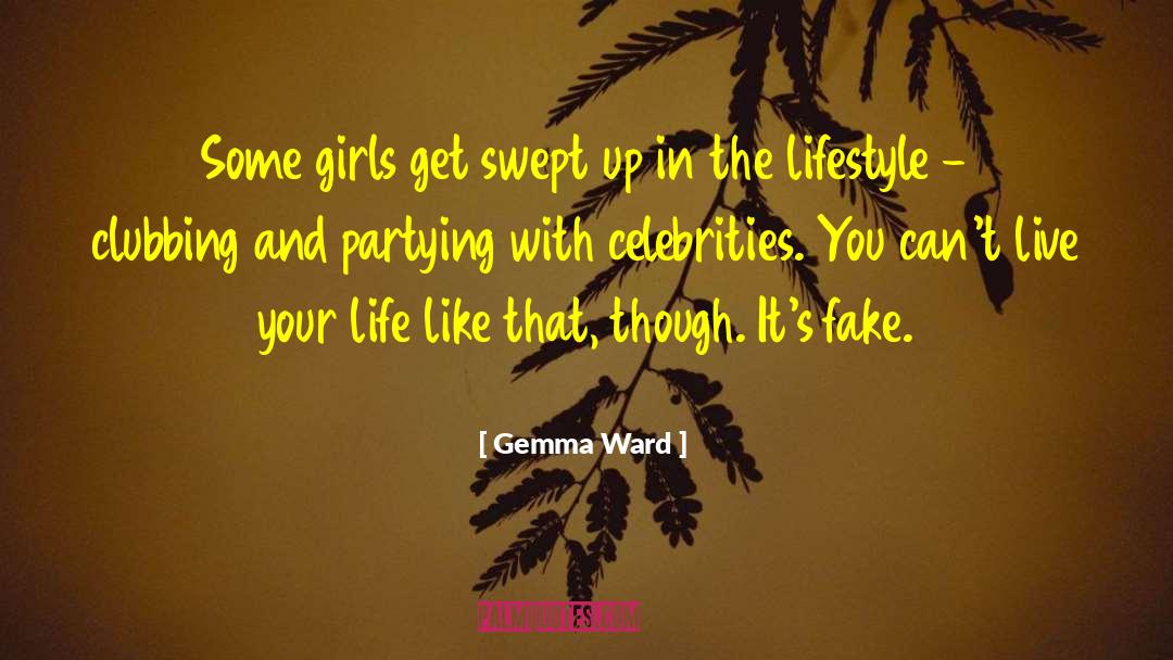 Partying quotes by Gemma Ward