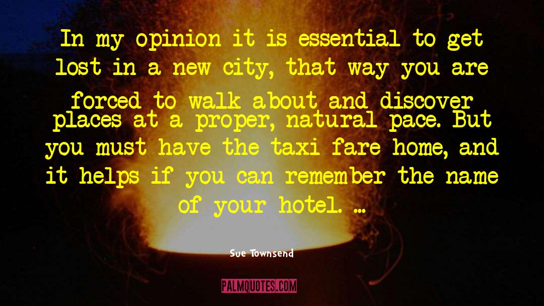 Paseo Hotel quotes by Sue Townsend