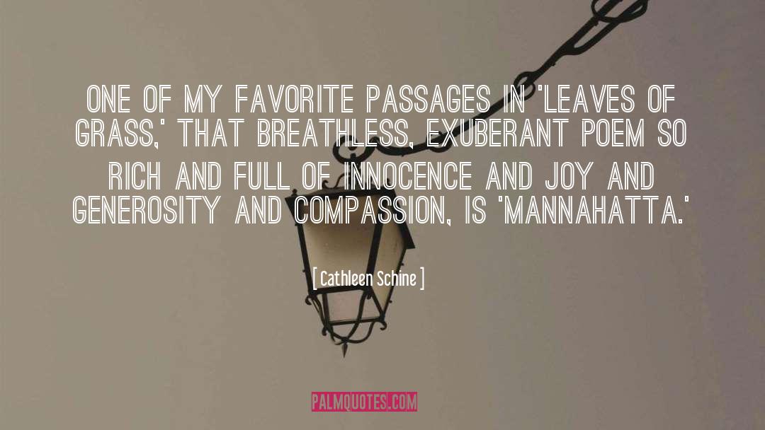 Passages quotes by Cathleen Schine