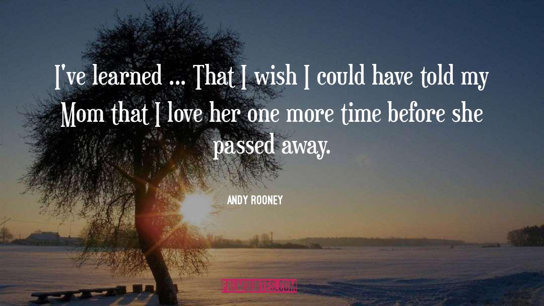 Passed Away quotes by Andy Rooney