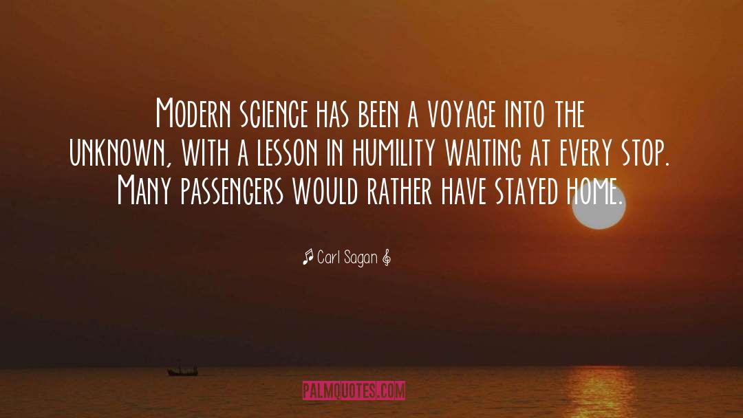 Passengers quotes by Carl Sagan