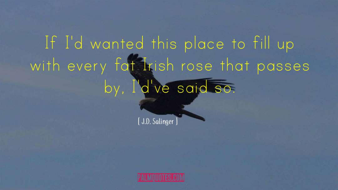 Passes By quotes by J.D. Salinger