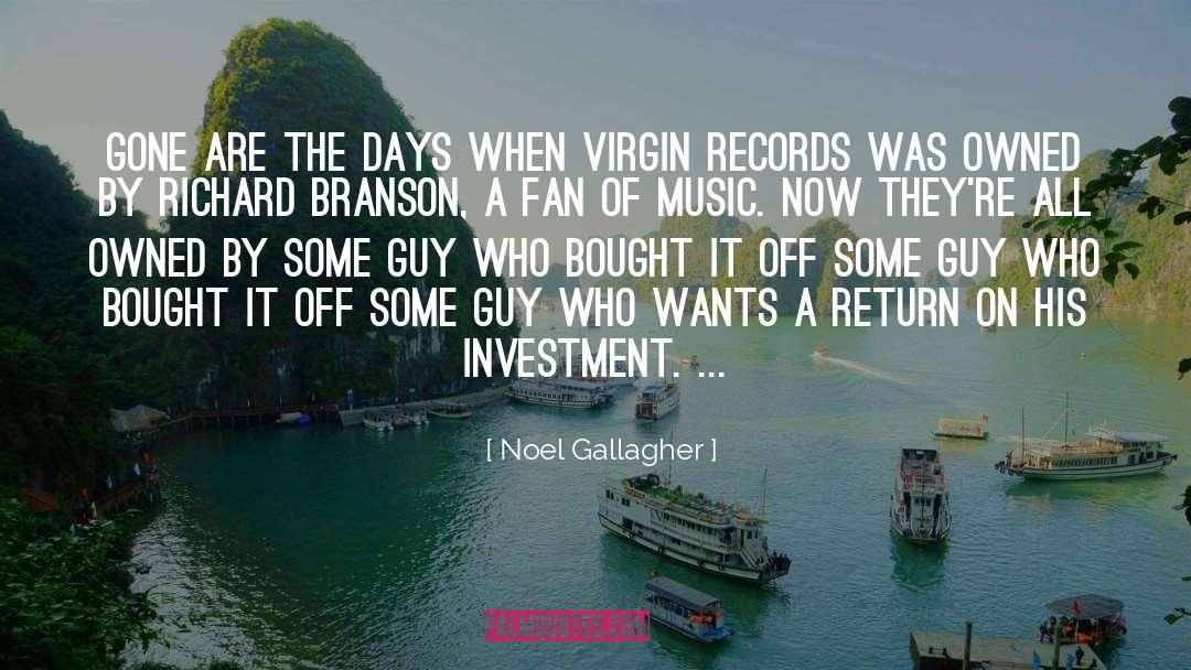 Passing Days quotes by Noel Gallagher
