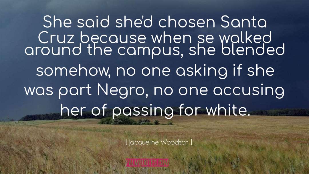 Passing For White quotes by Jacqueline Woodson