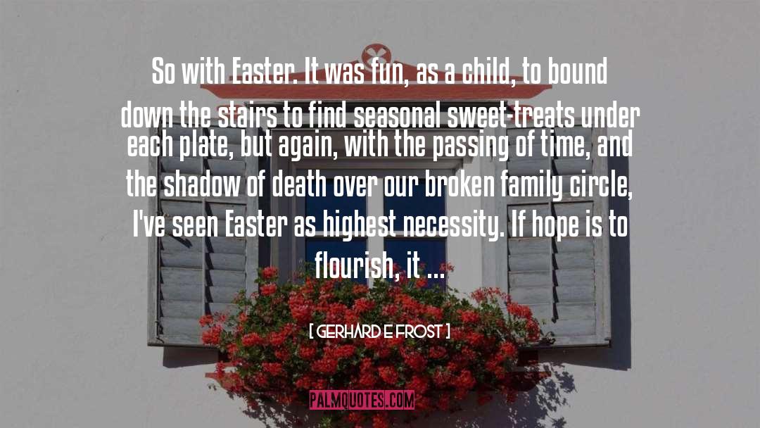 Passing Of Time quotes by Gerhard E Frost