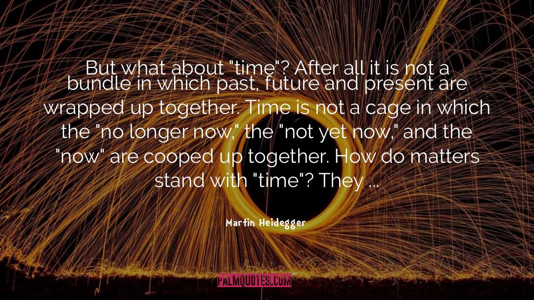 Passing Of Time quotes by Martin Heidegger