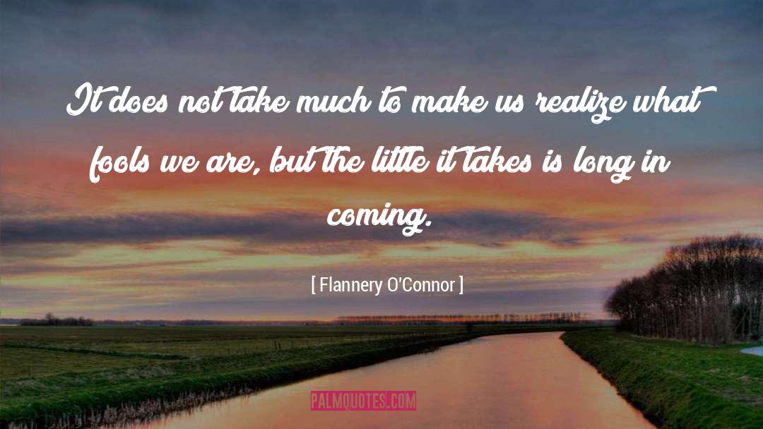 Passing quotes by Flannery O'Connor