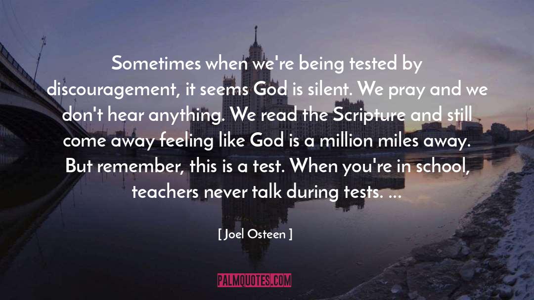 Passing The Exam quotes by Joel Osteen