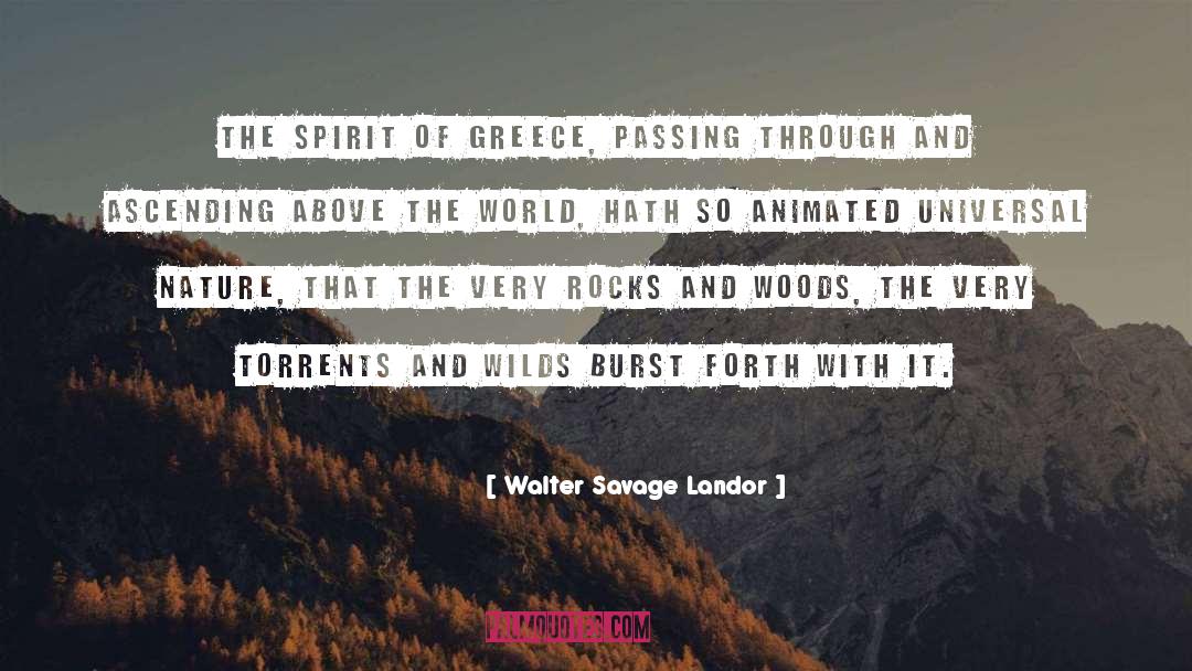 Passing Through quotes by Walter Savage Landor