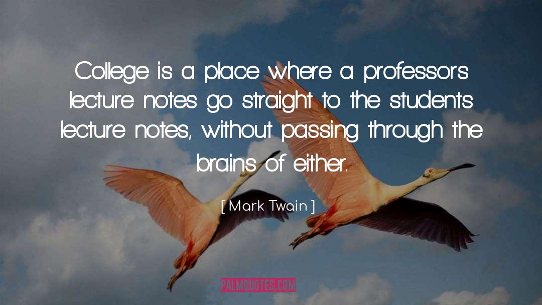 Passing Through quotes by Mark Twain