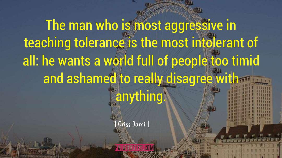 Passion And Aggression quotes by Criss Jami