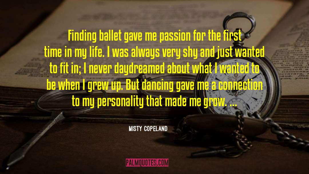 Passion And Compassion quotes by Misty Copeland